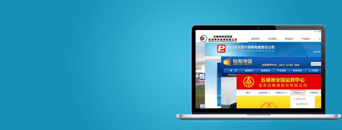 6年网站建设经验，90%的酒都企业共同选择的宜宾网络公司